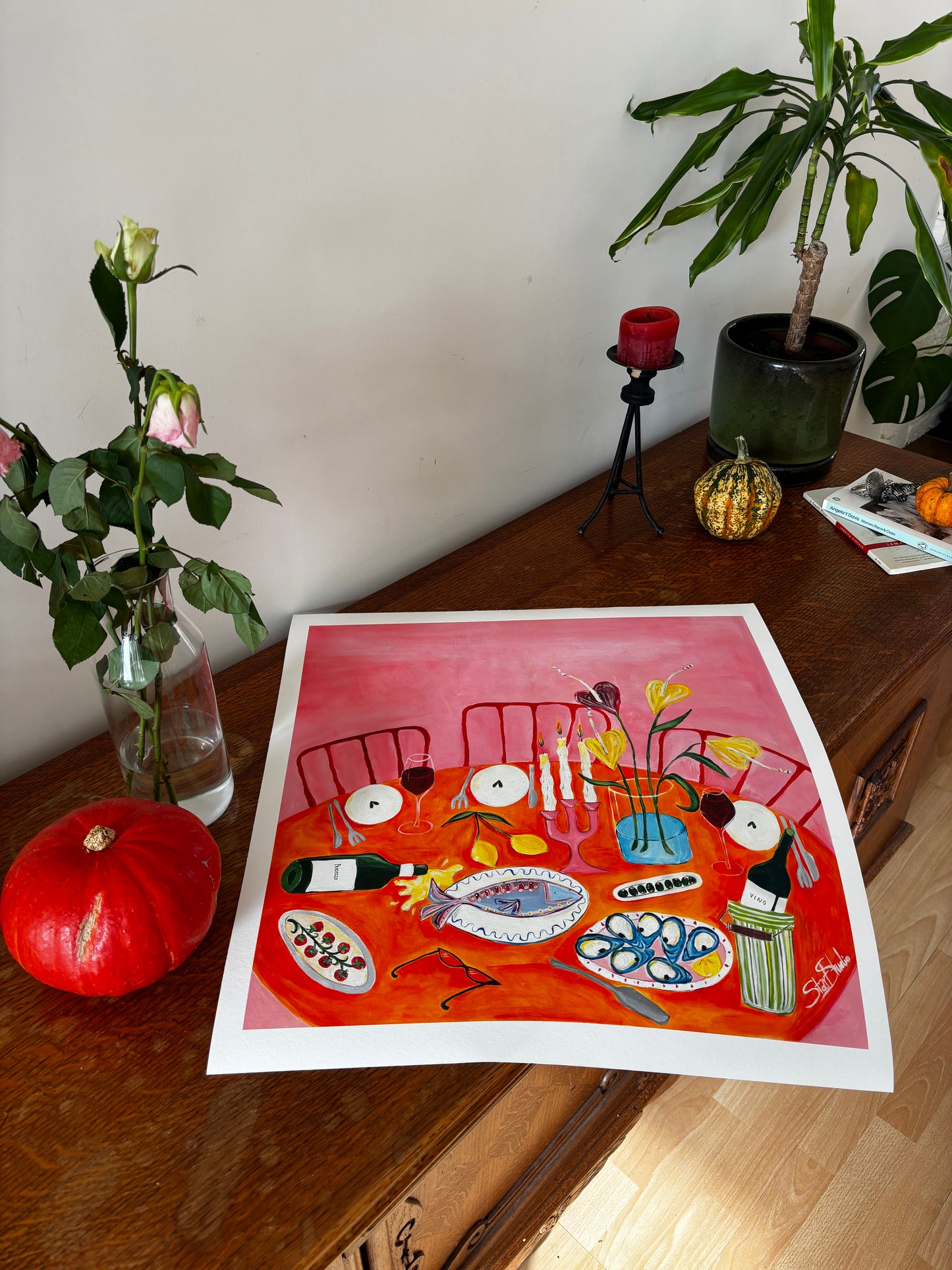 “Borðhald í bleiku”